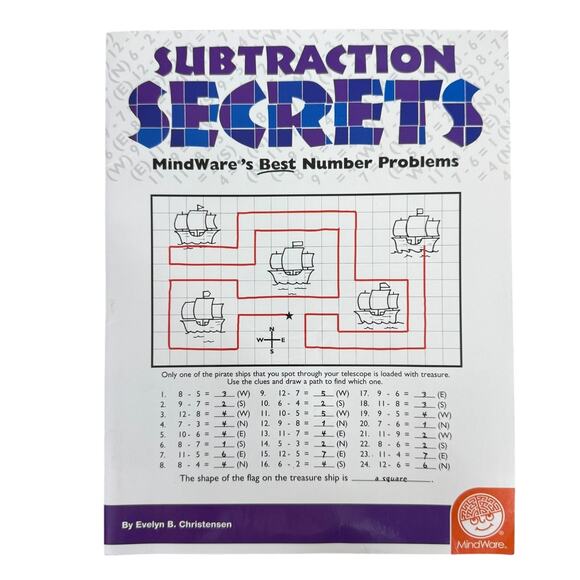 MindWare Subtraction Secrets - Paperback, by Evelyn B. Christensen - Good o - Picture 1 of 1